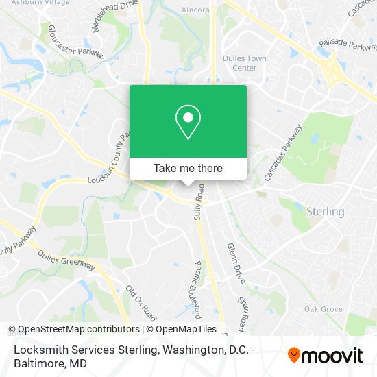 Mapa de Locksmith Services Sterling