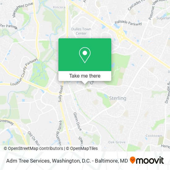 Adm Tree Services map