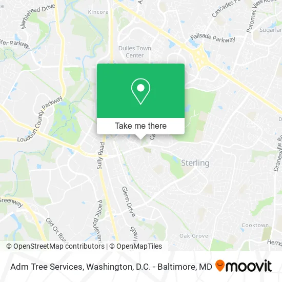 Mapa de Adm Tree Services