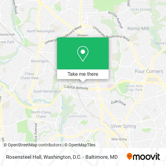 Mapa de Rosensteel Hall