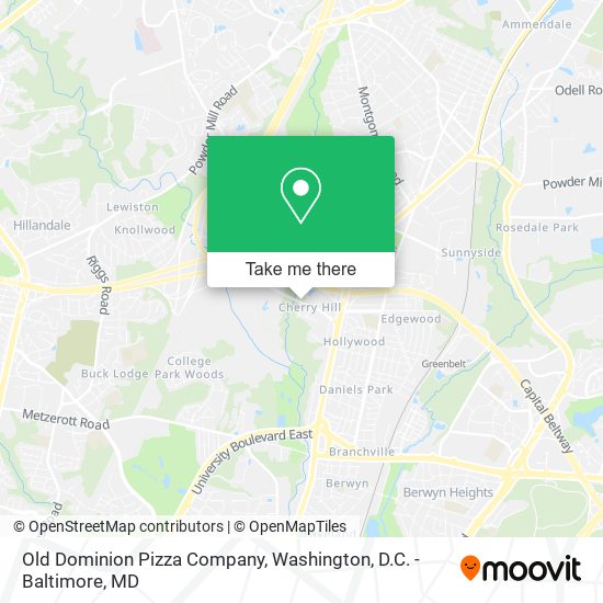 Old Dominion Pizza Company map
