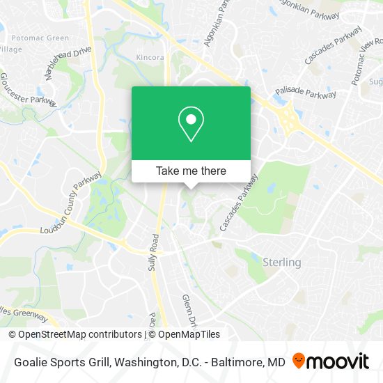 Goalie Sports Grill map