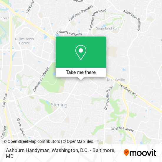 Ashburn Handyman map