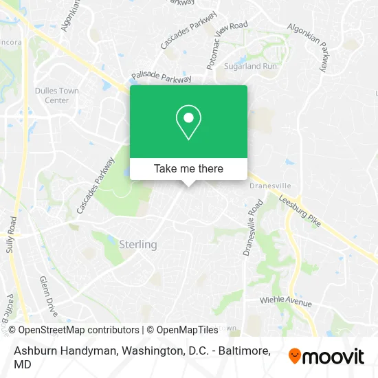 Ashburn Handyman map