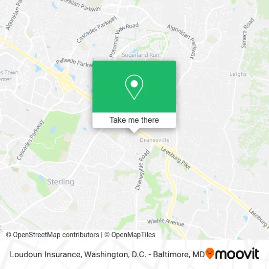 Loudoun Insurance map