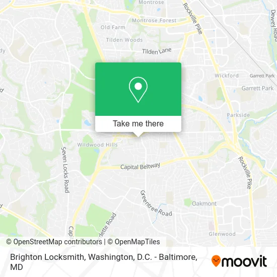 Brighton Locksmith map