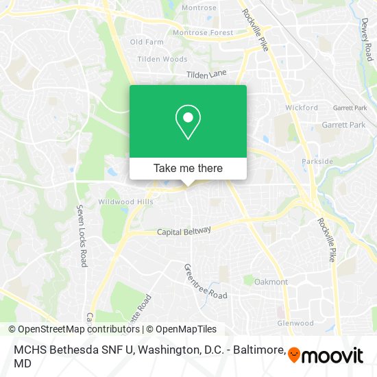 MCHS Bethesda SNF U map