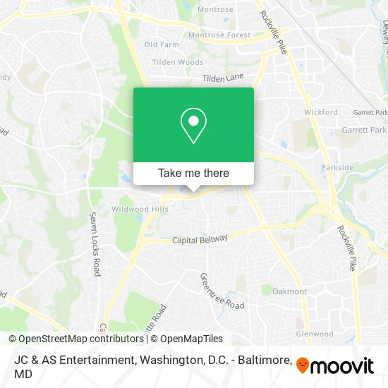 JC & AS Entertainment map