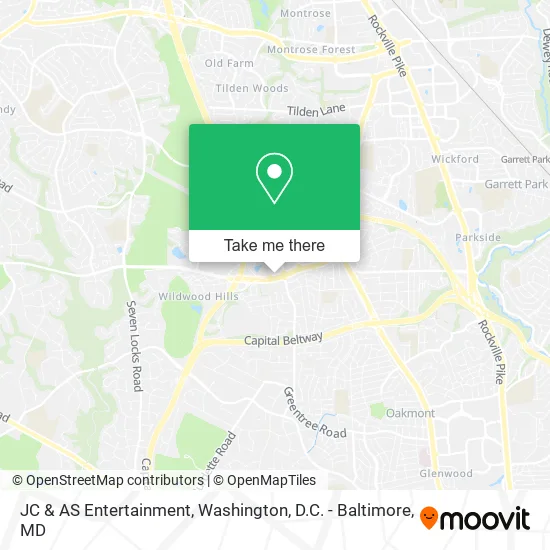 JC & AS Entertainment map