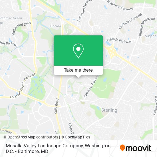 Musalla Valley Landscape Company map