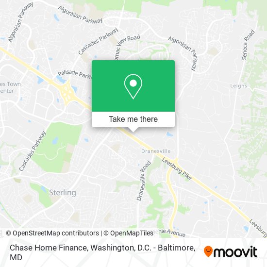 Chase Home Finance map