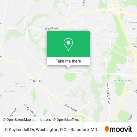 C Kuykendall Dr map