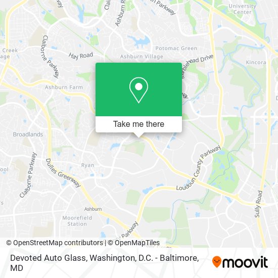 Mapa de Devoted Auto Glass