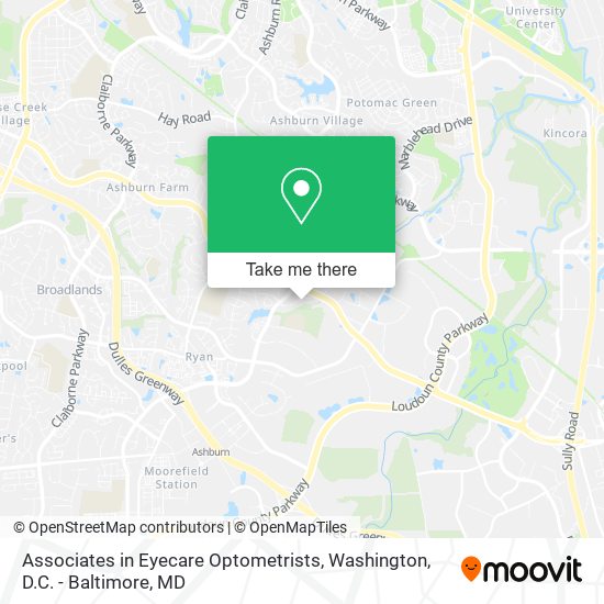 Mapa de Associates in Eyecare Optometrists