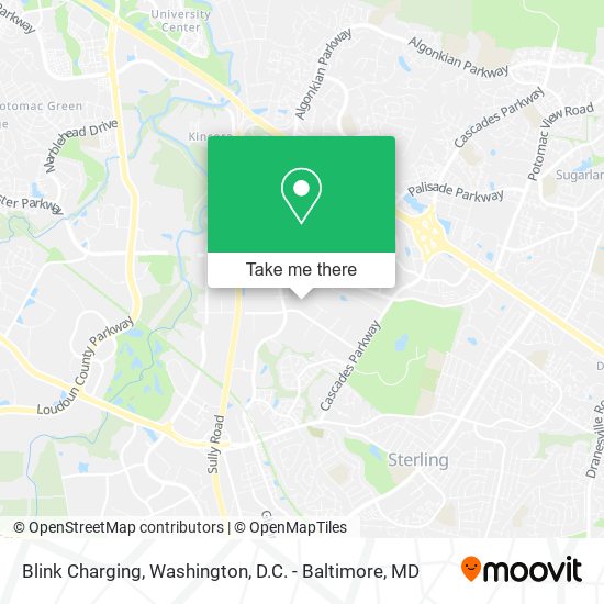 Blink Charging map