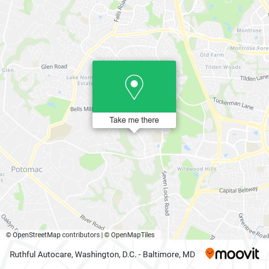 Ruthful Autocare map