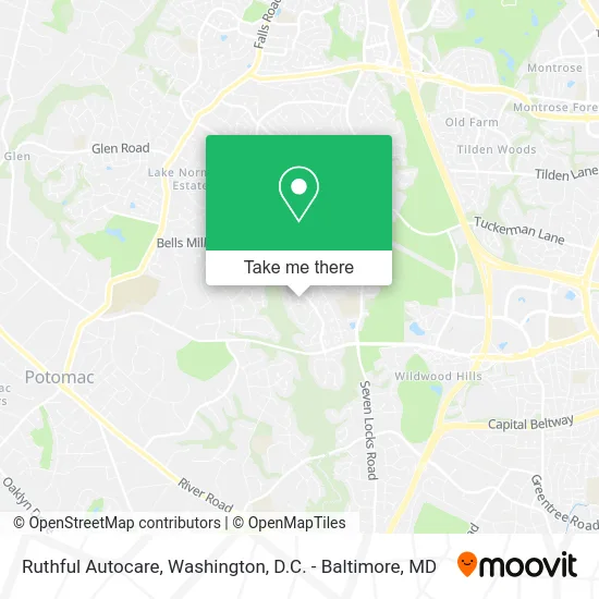 Ruthful Autocare map