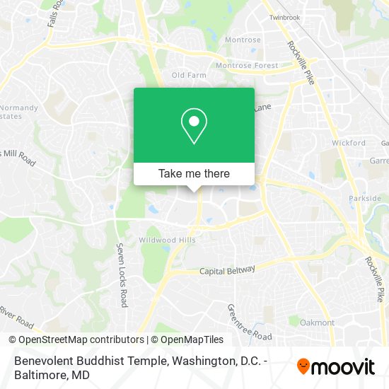 Benevolent Buddhist Temple map