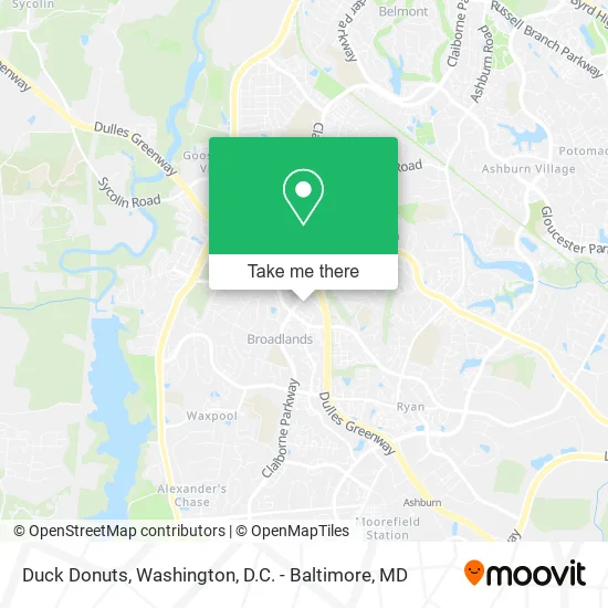 Duck Donuts map