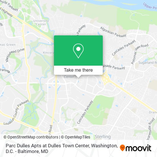 Parc Dulles Apts at Dulles Town Center map