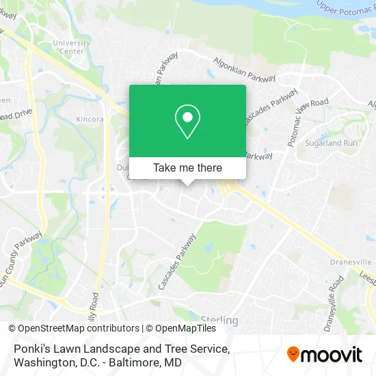 Mapa de Ponki's Lawn Landscape and Tree Service