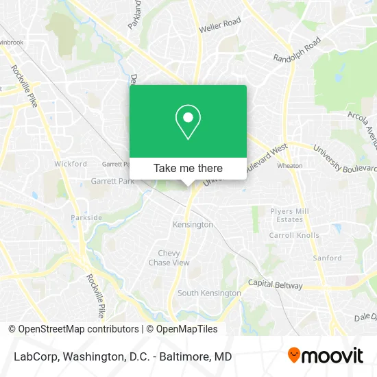 LabCorp map
