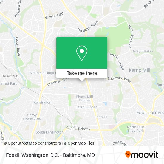 Mapa de Fossil