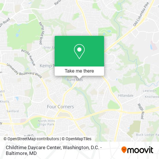 Mapa de Childtime Daycare Center