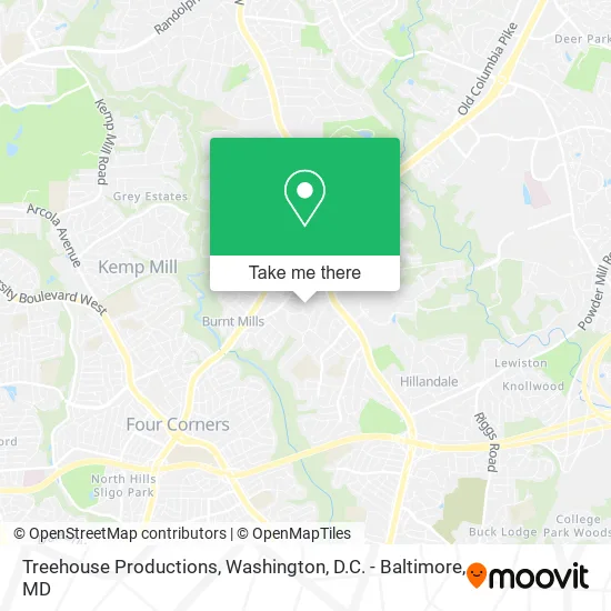 Treehouse Productions map