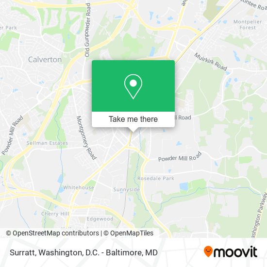 Mapa de Surratt