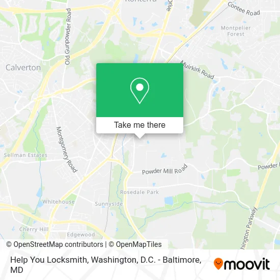Help You Locksmith map