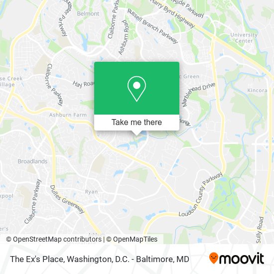 The Ex's Place map