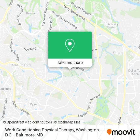 Work Conditioning Physical Therapy map