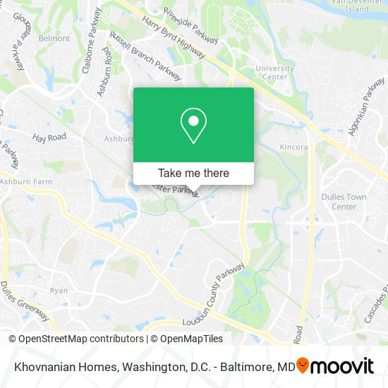 Khovnanian Homes map