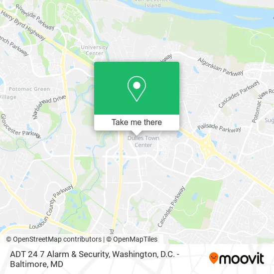 ADT 24 7 Alarm & Security map