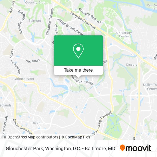 Mapa de Glouchester Park