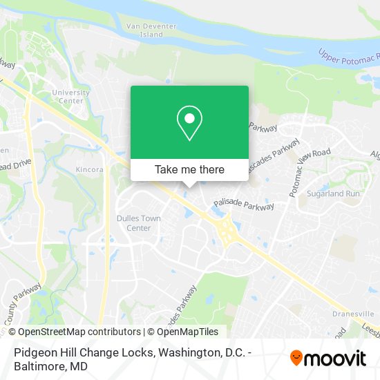 Mapa de Pidgeon Hill Change Locks