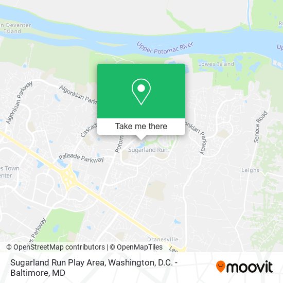 Sugarland Run Play Area map