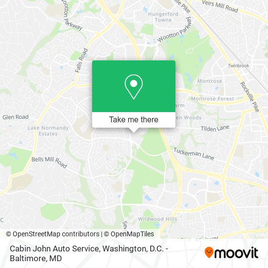 Mapa de Cabin John Auto Service