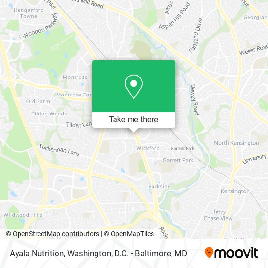 Ayala Nutrition map