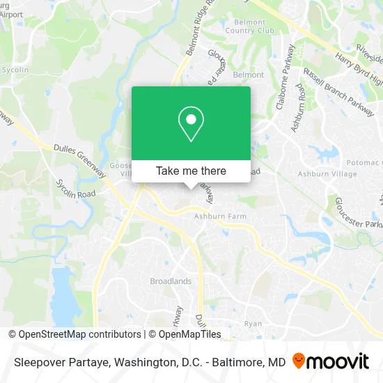 Sleepover Partaye map