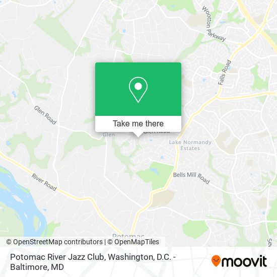 Potomac River Jazz Club map