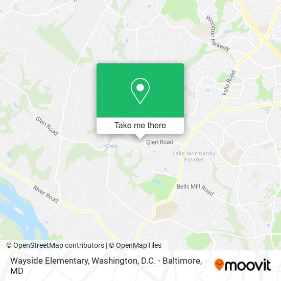 Wayside Elementary map