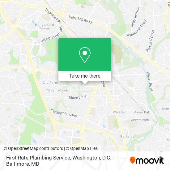 First Rate Plumbing Service map