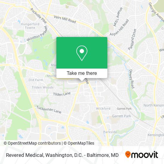 Revered Medical map