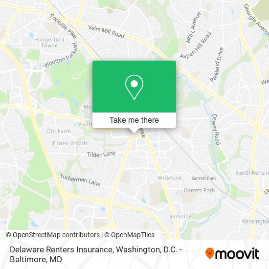 Mapa de Delaware Renters Insurance