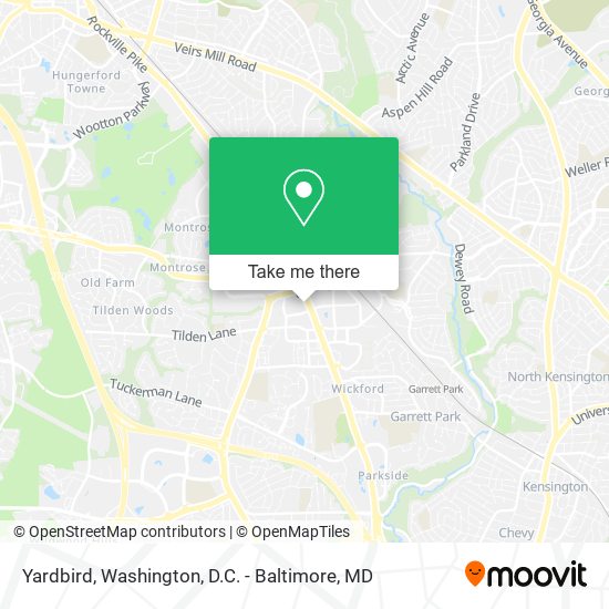 Yardbird map