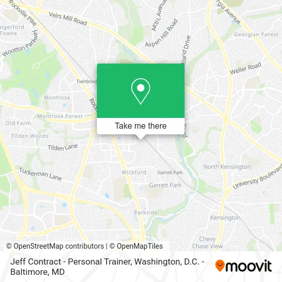 Jeff Contract - Personal Trainer map