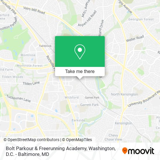 Bolt Parkour & Freerunning Academy map