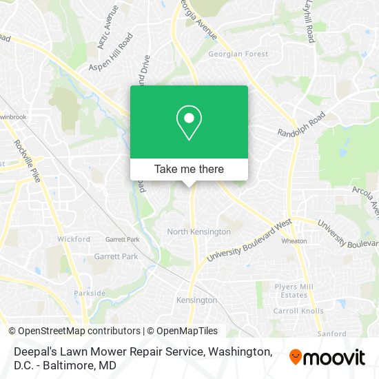 Mapa de Deepal's Lawn Mower Repair Service